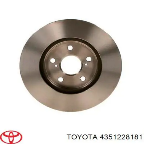4351228181 Toyota диск гальмівний передній