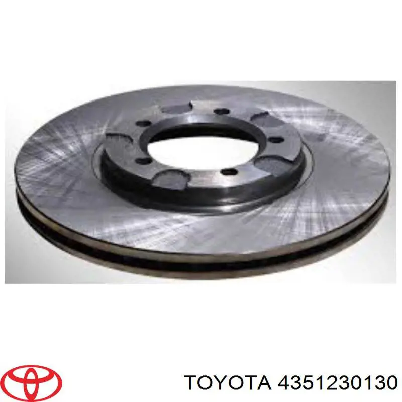 4351230130 Toyota Гальмо дискове переднє