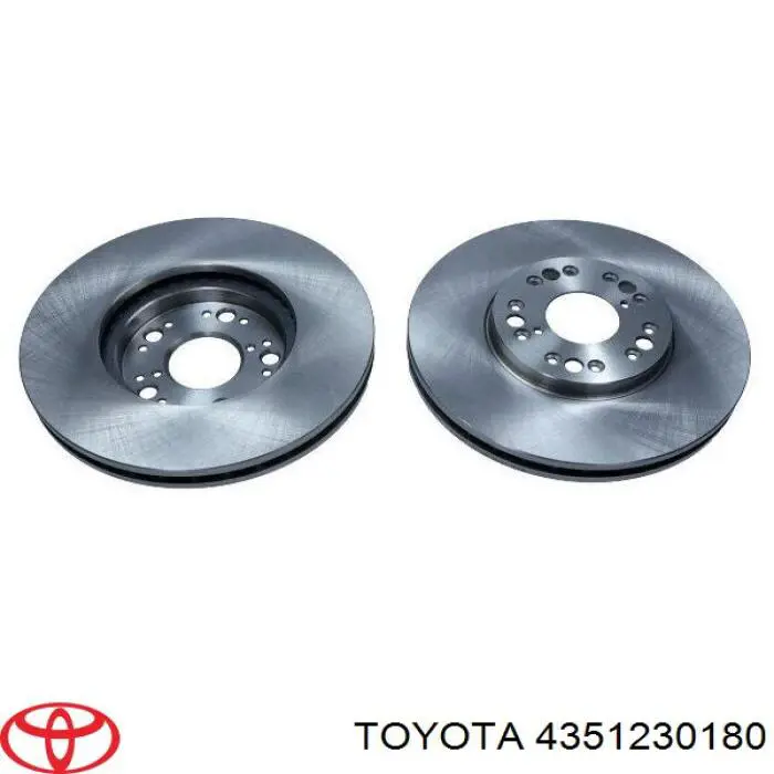 Гальмівні диски передні 4351230180 Toyota