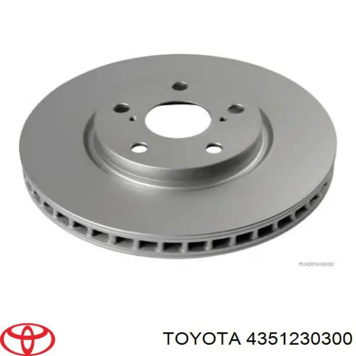 Гальмівні диски передні 4351230300 Toyota