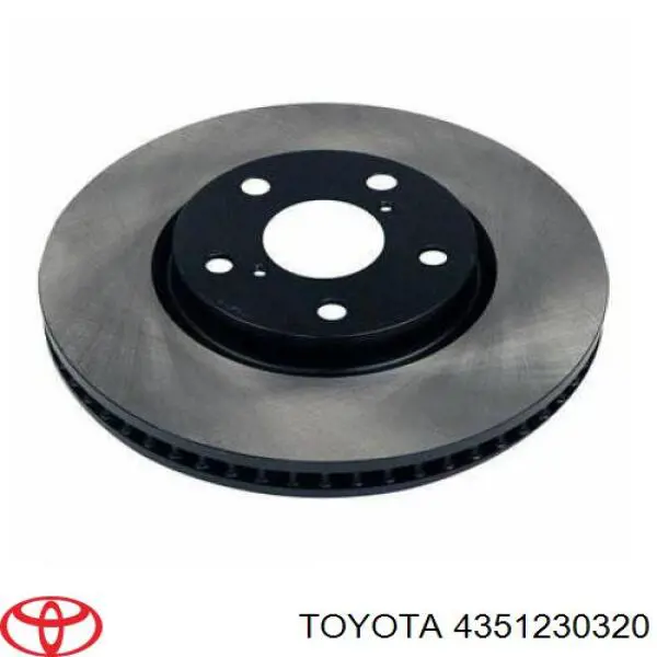 4351230320 Toyota Гальмо дискове переднє