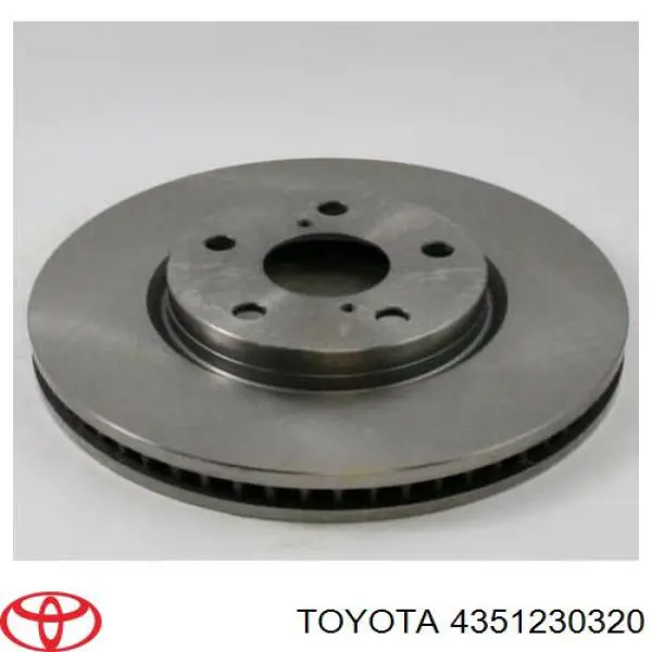 Гальмівні диски передні 4351230320 Toyota
