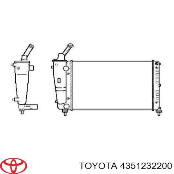4351232200 Toyota диск гальмівний передній