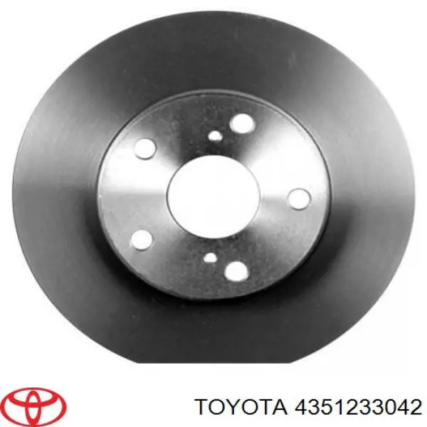 Диск гальмівний передній Toyota 4351233042