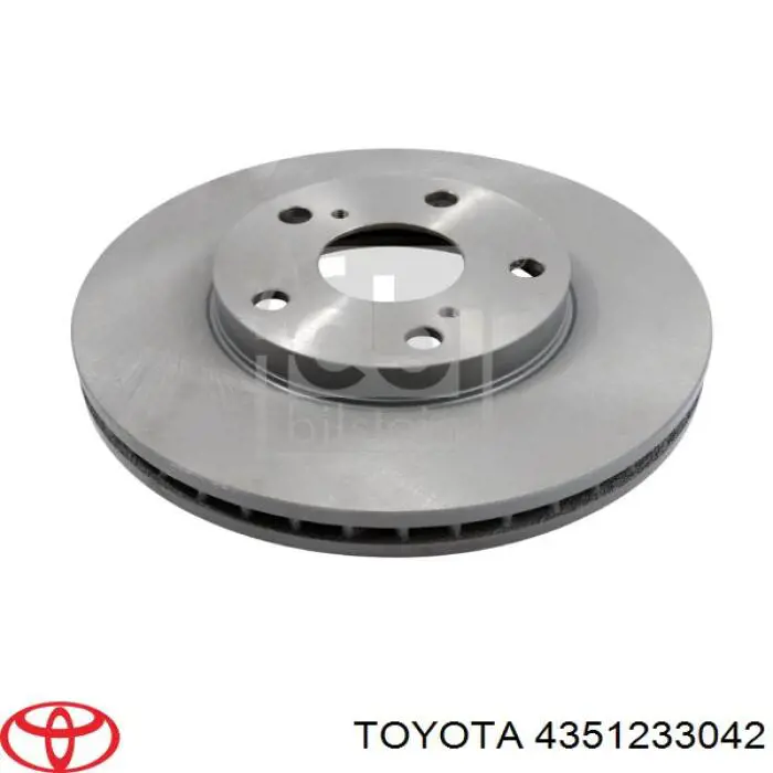 Диск переднього гальма Toyota 4351233042 ціна, від 36.50 USD