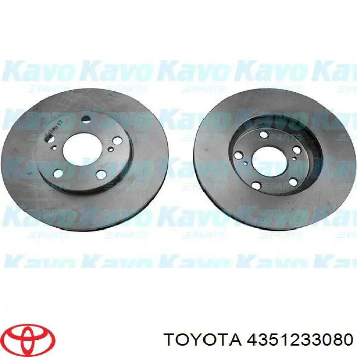 Диск гальмівний передній Toyota 4351233080