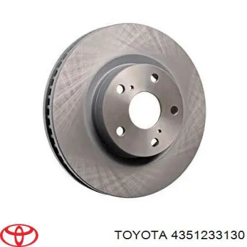 4351233130 Toyota диск гальмівний передній