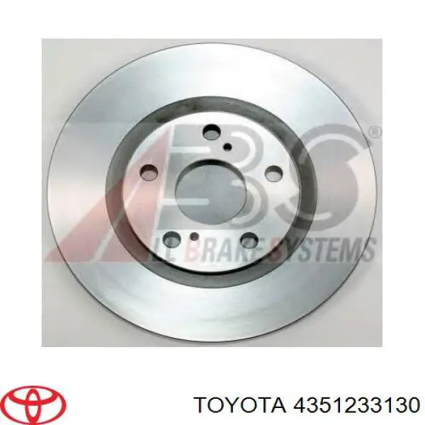 Диск переднього гальма Toyota 4351233130 ціна, від 31.06 USD