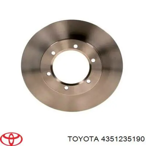 4351235190 Toyota Гальмо дискове переднє