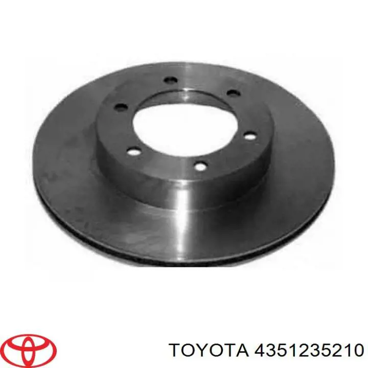 Диск гальмівний передній Toyota 4351235210