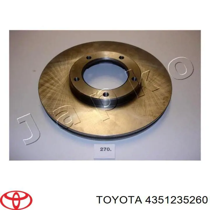 Диск переднього гальма Toyota 4351235260 ціна, від 34.11 USD