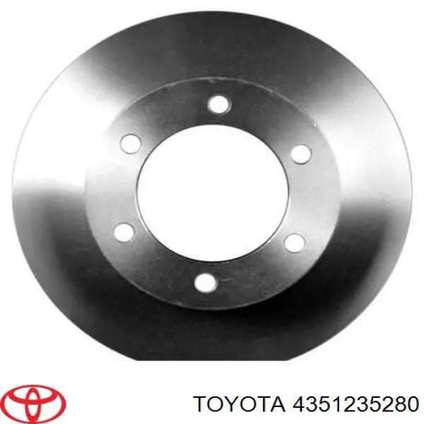 Гальмівні диски передні 4351235280 Toyota
