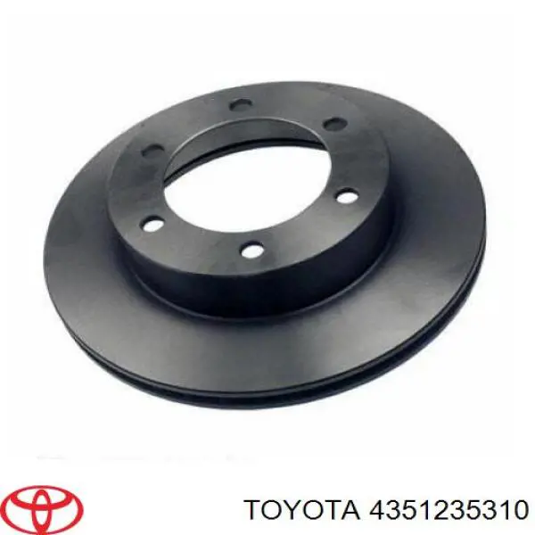 Гальмівні диски передні 4351235310 Toyota