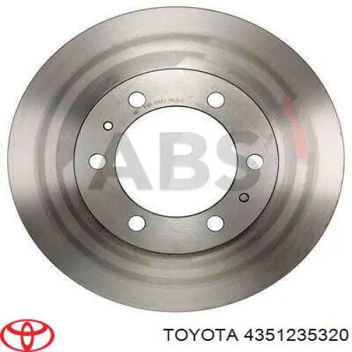 Купити 4351235320 Toyota Ротор гальмівний