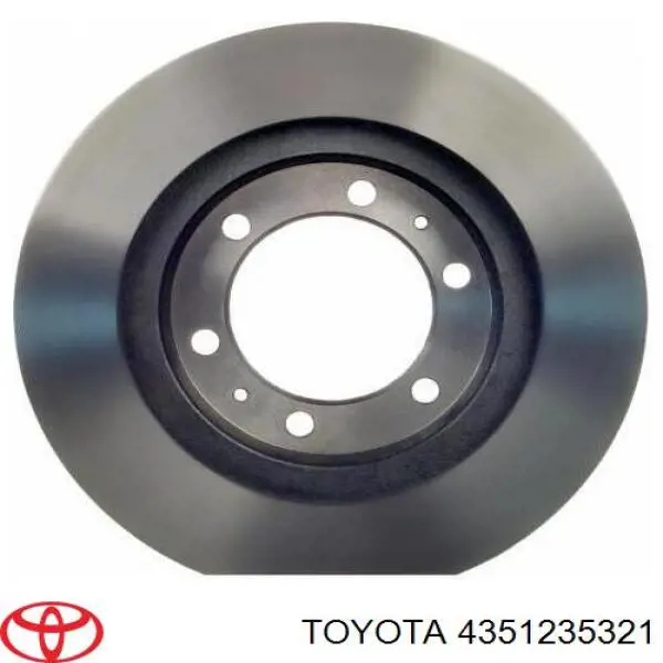 Гальмівні диски передні 4351235321 Toyota