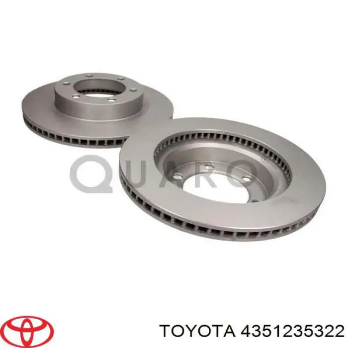 Купити 4351235322 Toyota Ротор гальмівний