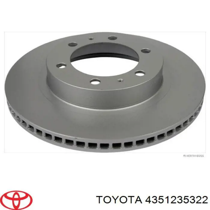 4351235322 Toyota Гальмо дискове переднє