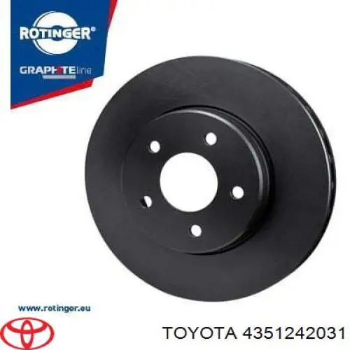 Купити 4351242031 Toyota Ротор гальмівний