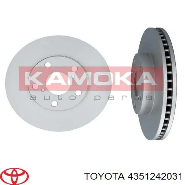 Гальмівні диски передні 4351242031 Toyota