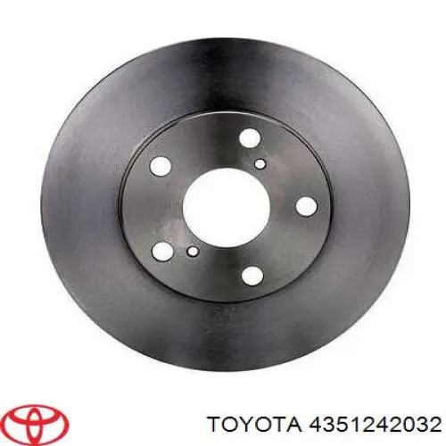 Диск переднього гальма Toyota 4351242032 ціна, від 43.05 USD