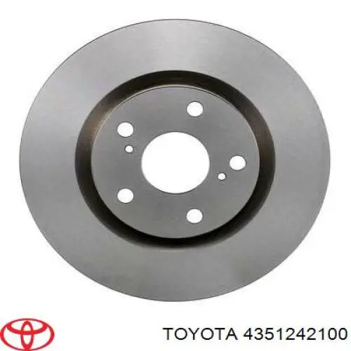 Диск переднього гальма Toyota 4351242100 ціна, від 60.39 USD