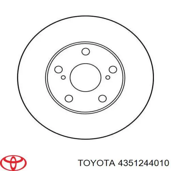 Купити 4351244010 Toyota Ротор гальмівний