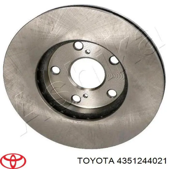 Диск переднього гальма Toyota 4351244021 ціна, від 39.27 USD