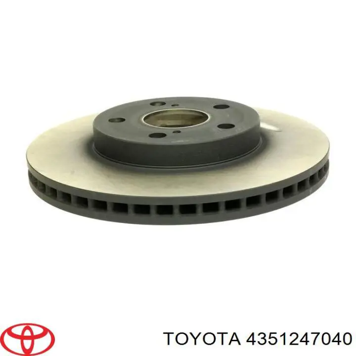4351247040 Toyota диск гальмівний передній