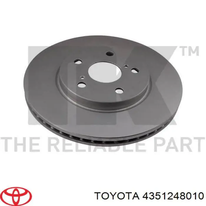 Купити 4351248010 Toyota Ротор гальмівний