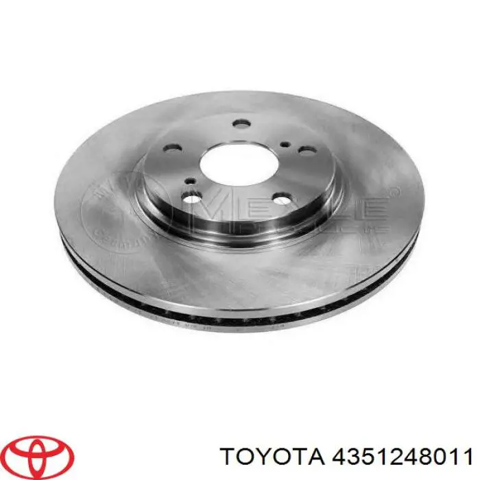 Диск гальмівний передній Toyota 4351248011