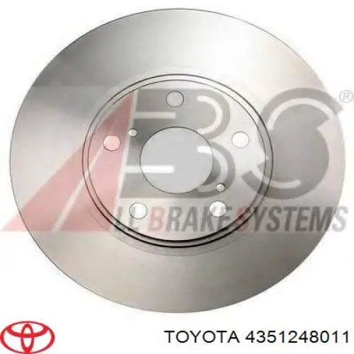 Купити 4351248011 Toyota Ротор гальмівний
