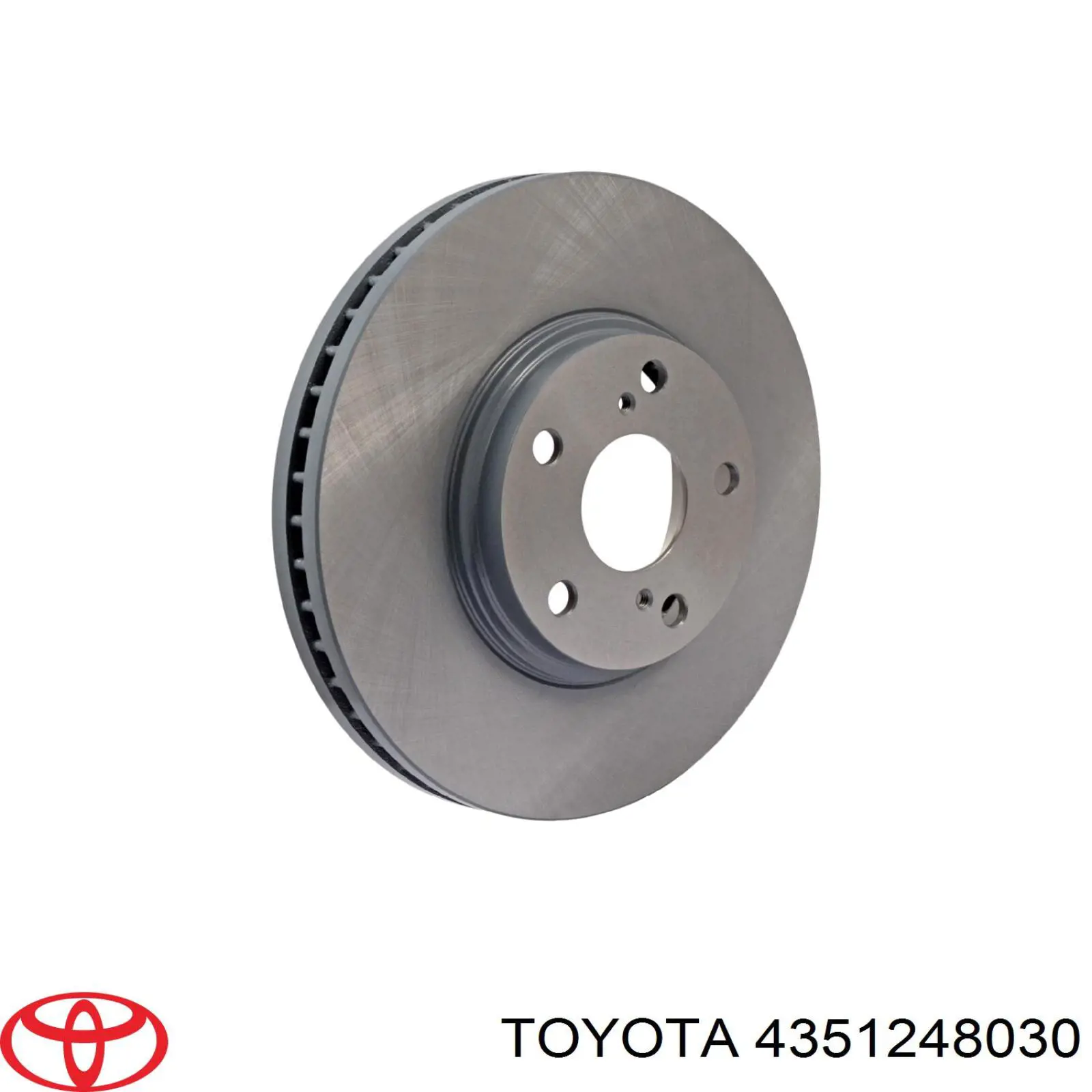 Диск гальмівний передній Toyota 4351248030