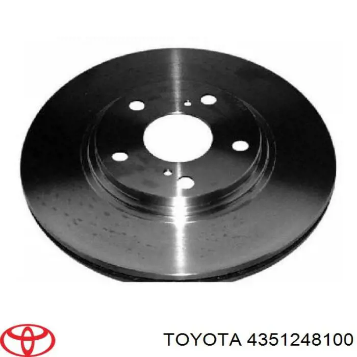 4351248100 Toyota Гальмо дискове переднє