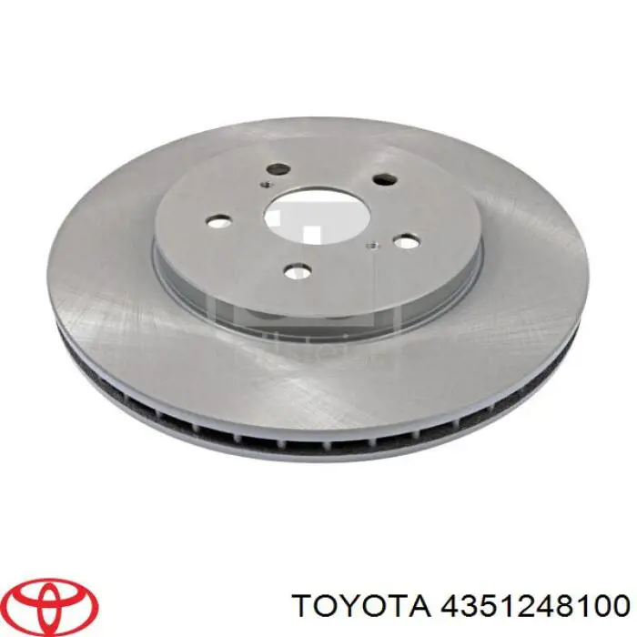 Диск переднього гальма Toyota 4351248100 ціна, від 56.07 USD