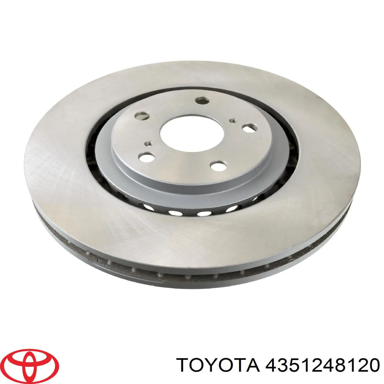 Диск переднього гальма Toyota 4351248120 ціна, від 128.23 USD