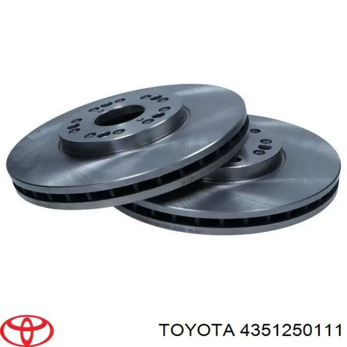 Гальмівні диски передні 4351250111 Toyota