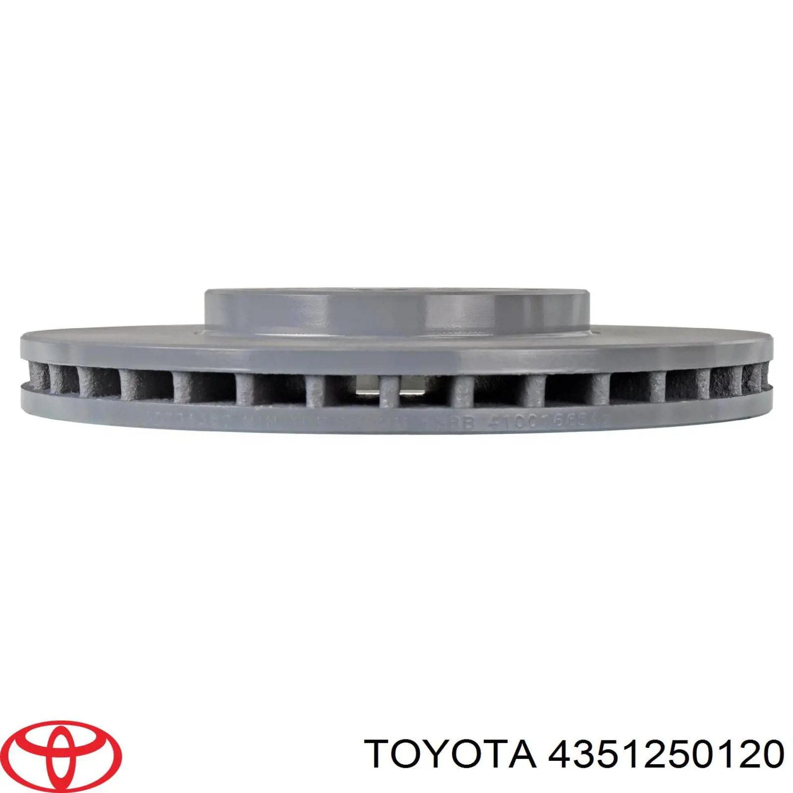 Гальмівні диски передні 4351250120 Toyota