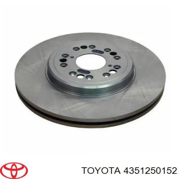 Диск переднього гальма Toyota 4351250152 ціна, від 68.14 USD
