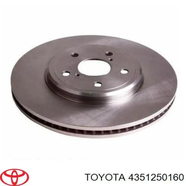 4351250160 Toyota Гальмо дискове переднє