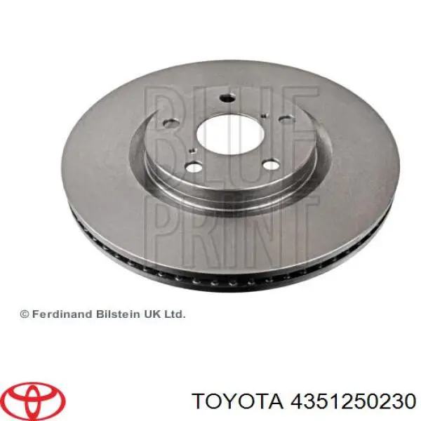 4351250230 Toyota Гальмо дискове переднє