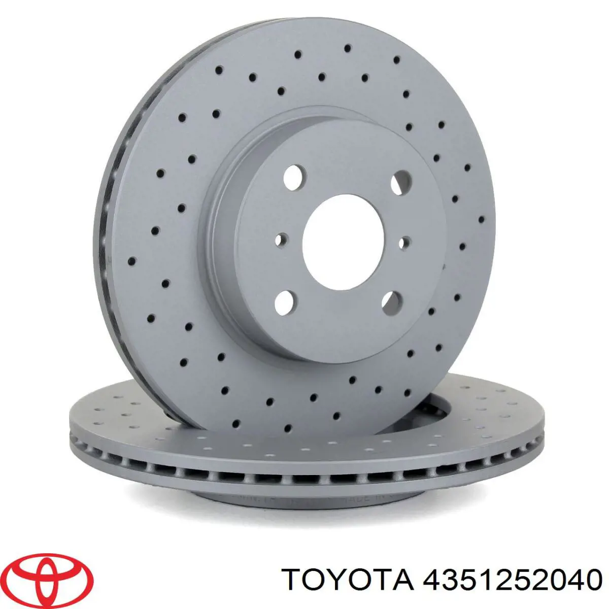 Диск гальмівний передній Toyota 4351252040