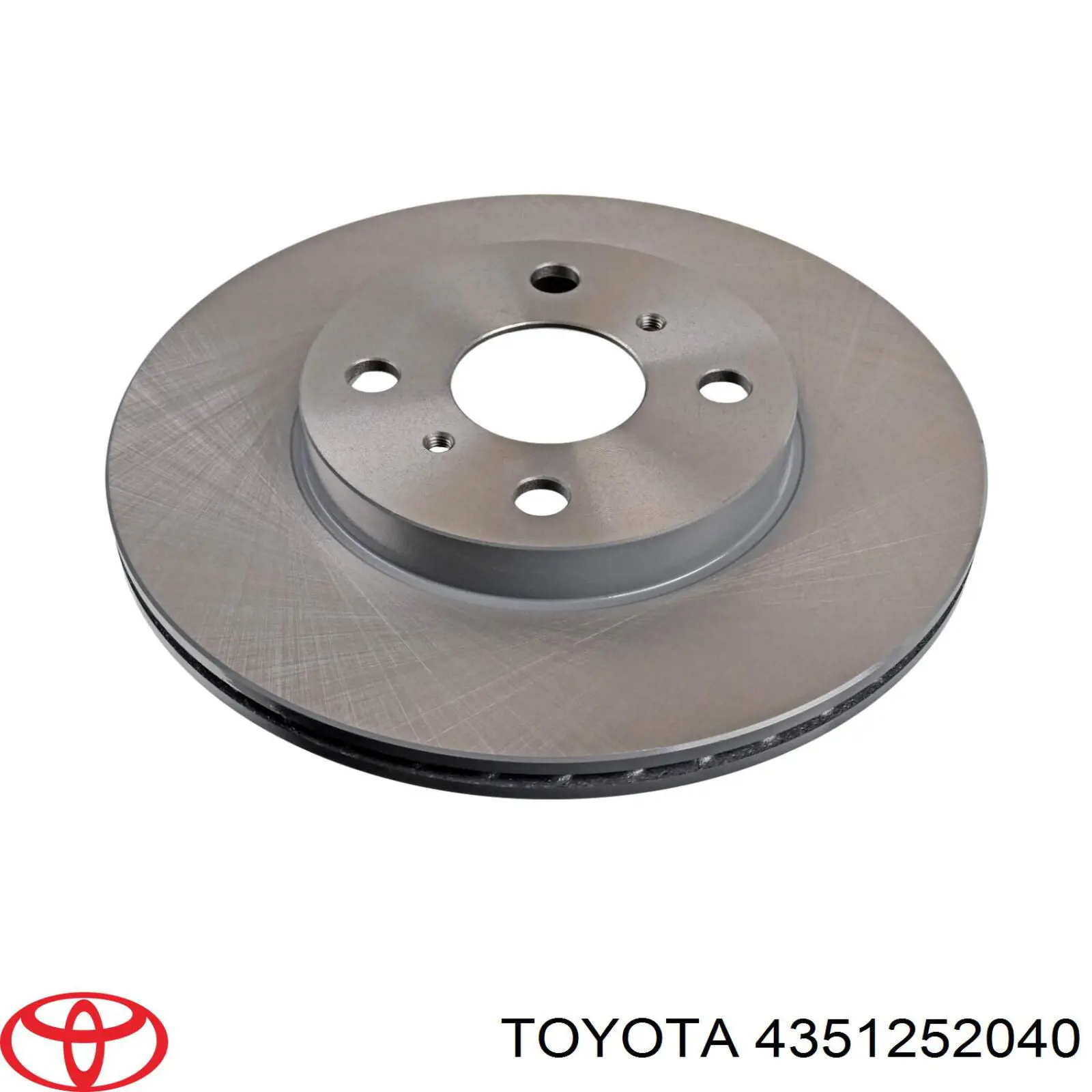 4351252040 Toyota диск гальмівний передній