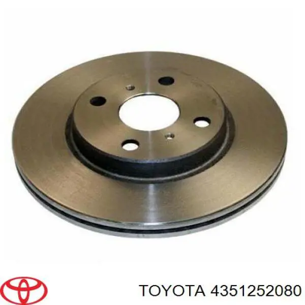 4351252080 Toyota Гальмо дискове переднє