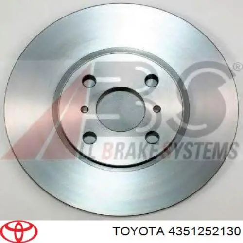 Диск переднього гальма Toyota 4351252130 ціна, від 36.81 USD