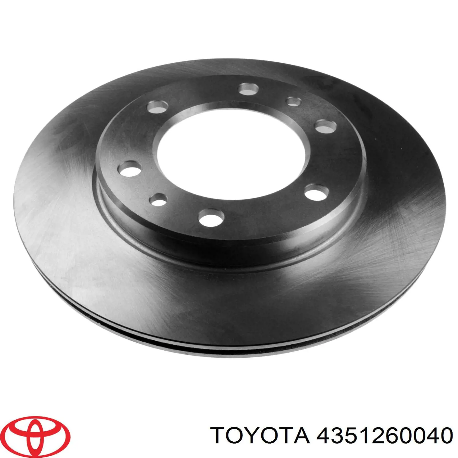 4351260040 Toyota Гальмо дискове переднє