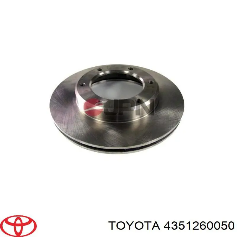 Диск переднього гальма Toyota 4351260050 ціна, від 20.82 USD