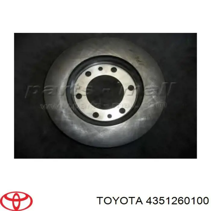 Диск переднього гальма Toyota 4351260100 ціна, від 23.00 USD