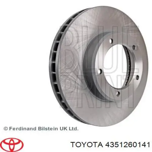 4351260141 Toyota Гальмо дискове переднє