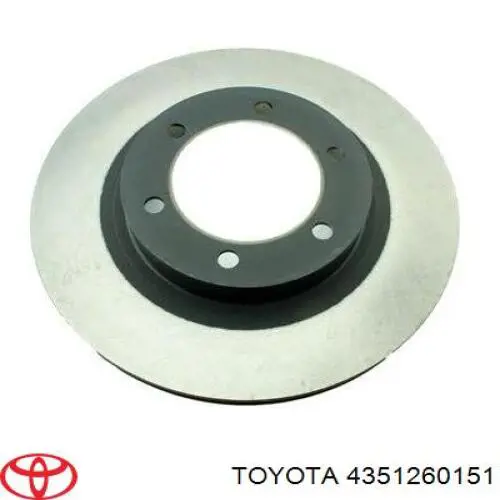 4351260151 Toyota диск гальмівний передній