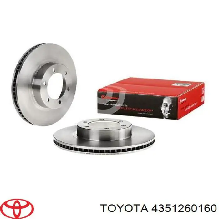 Диск переднього гальма Toyota 4351260160 ціна, від 45.61 USD